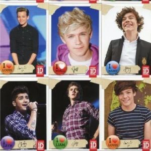 One direction mystery trading card lot. Comes with 10 random cards